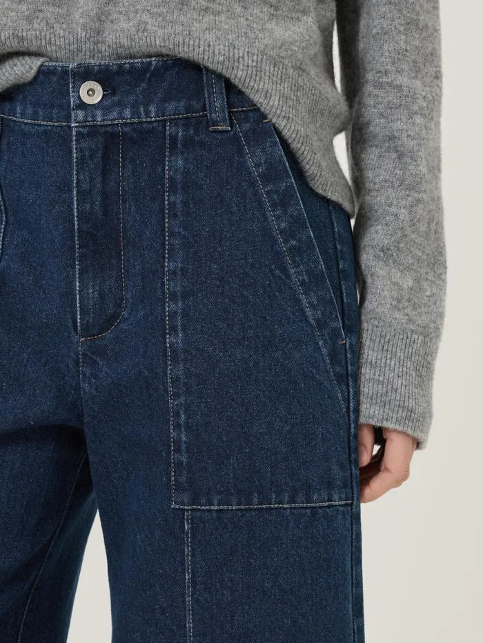 Denim Sailor Trouser Indigo Women Jigsaw Denim