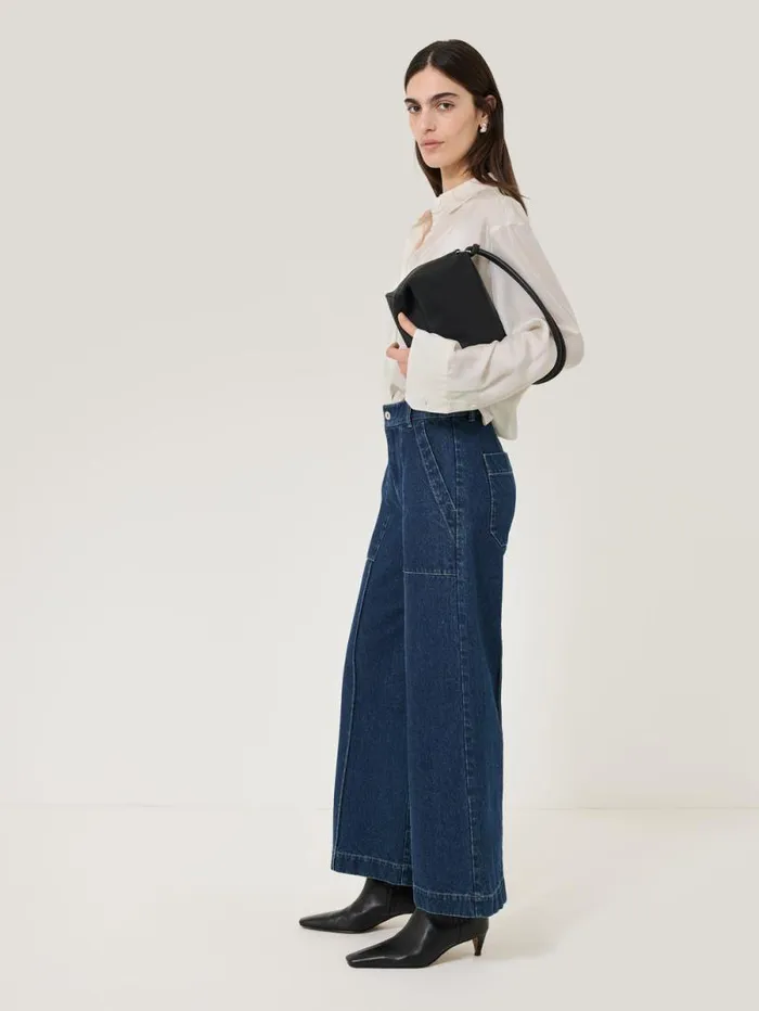 Denim Sailor Trouser Indigo Women Jigsaw Denim