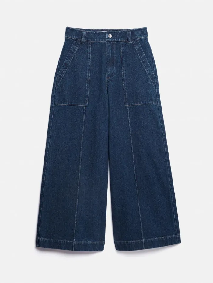 Denim Sailor Trouser Indigo Women Jigsaw Denim