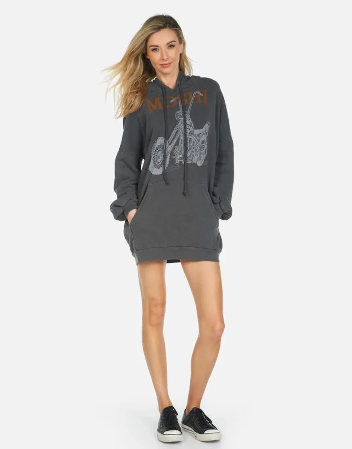 Desiree Moshi Ride Pigment Black Women Lauren Moshi Hoodies