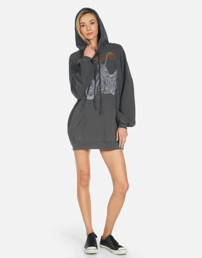 Desiree Moshi Ride Pigment Black Women Lauren Moshi Hoodies