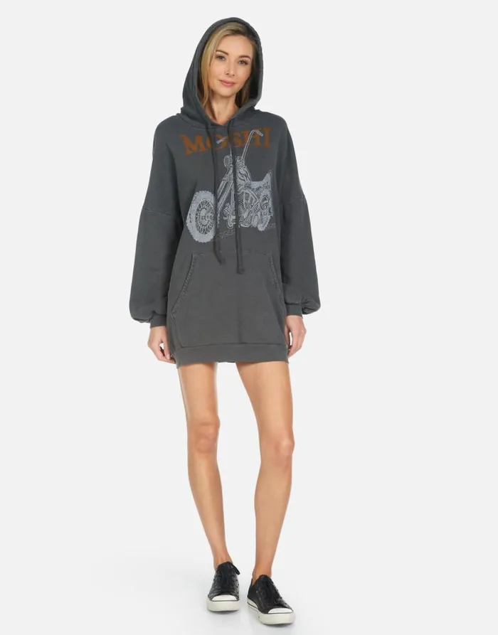 Desiree Moshi Ride Pigment Black Women Lauren Moshi Hoodies