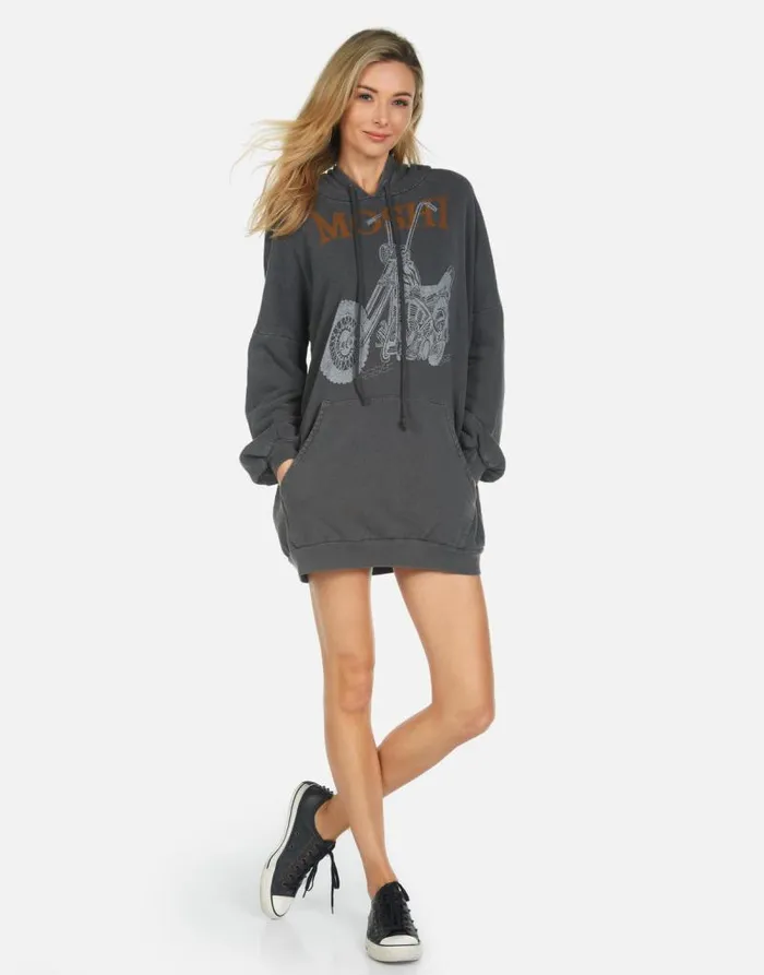 Desiree Moshi Ride Pigment Black Women Lauren Moshi Hoodies