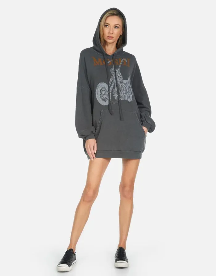 Desiree Moshi Ride Pigment Black Women Lauren Moshi Hoodies
