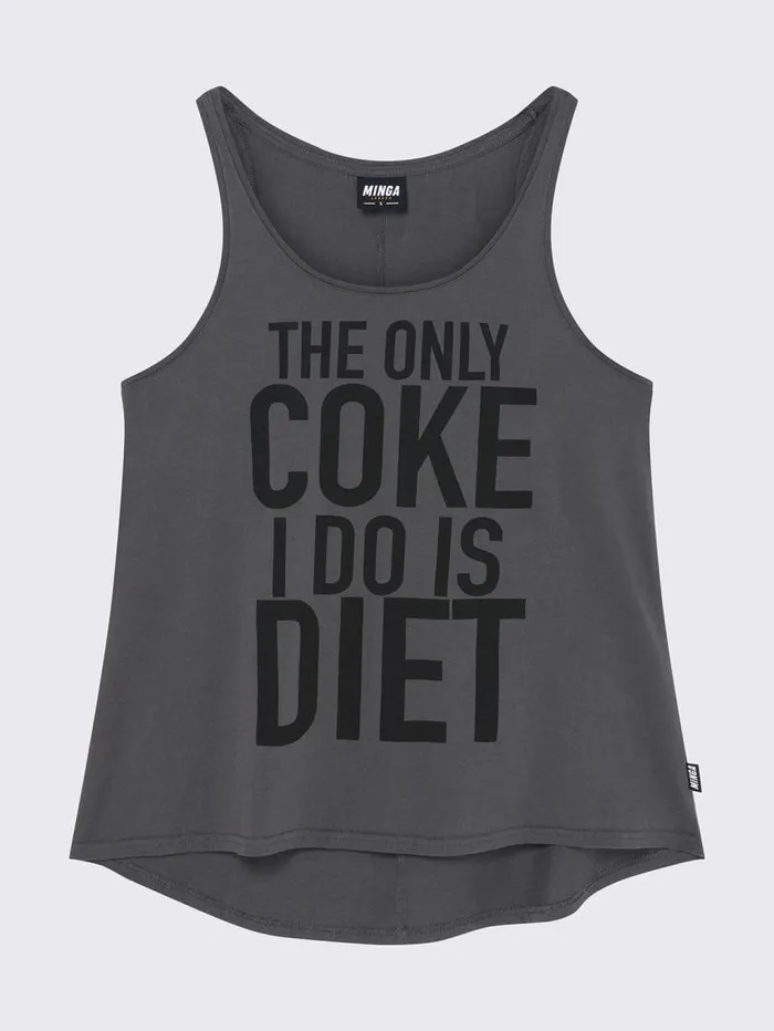 Diet Coke Graphic Tank Top Women Minga London Tops and TShirts