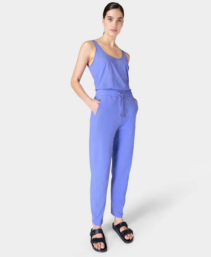 Dresses and Jumpsuits Sweaty Betty Women Explorer Sleeveless Jumpsuit 29 Cornflower Blue