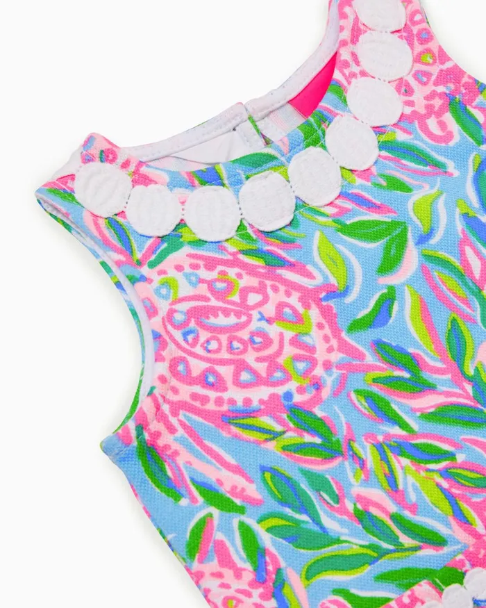 Dresses and Rompers GirlsHome and Gifts Lilly Pulitzer Baby Lilly Knit Shift Dress Frenchie Blue Turtley In Love