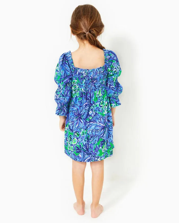 Dresses and Rompers Girls Lilly Pulitzer Girls Mini Beyonca Dress Abaco Blue In Turtle Awe Dresses and Rompers Girls Lilly Pulitzer Girls Mini Beyonca Dress Abaco Blue In Turtle Awe