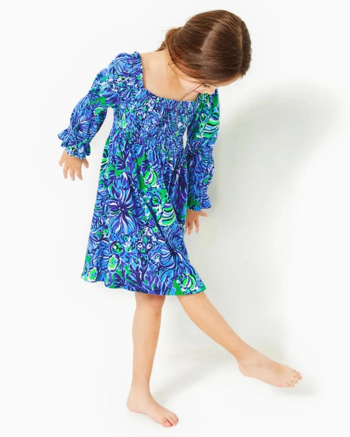 Dresses and Rompers Girls Lilly Pulitzer Girls Mini Beyonca Dress Abaco Blue In Turtle Awe Dresses and Rompers Girls Lilly Pulitzer Girls Mini Beyonca Dress Abaco Blue In Turtle Awe