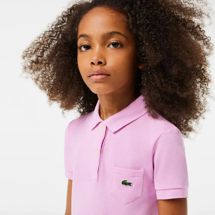 Dresses and Skirts Kids Lacoste Kids039 Cotton Polo Dress Pink Ixv