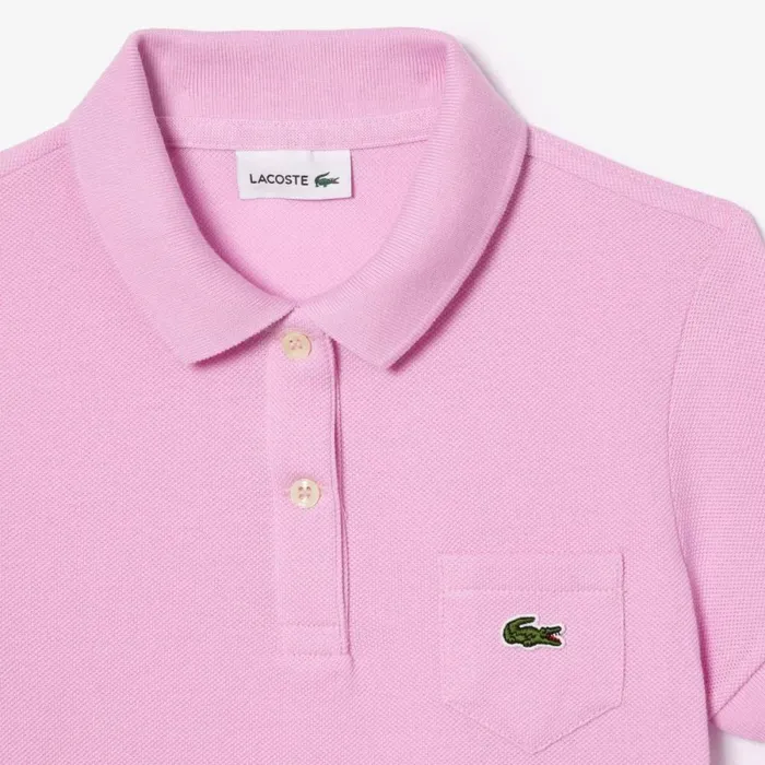 Dresses and Skirts Kids Lacoste Kids039 Cotton Polo Dress Pink Ixv