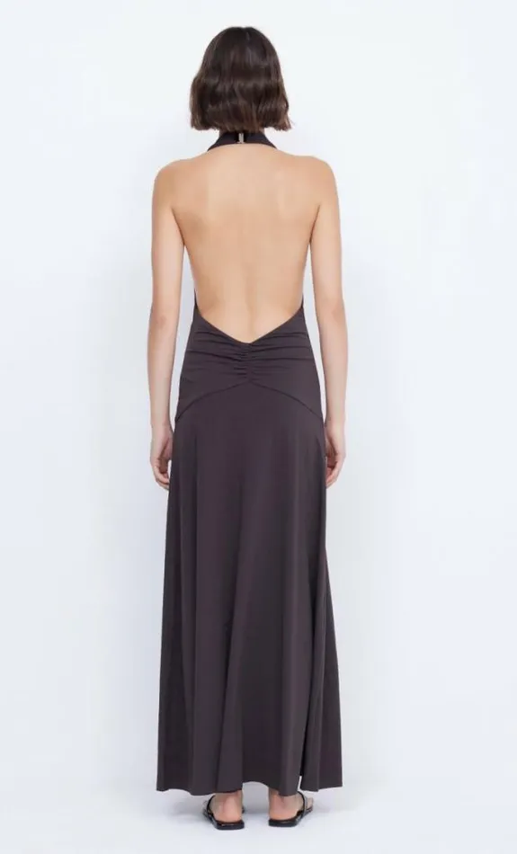 Dresses Bec Bridge Blanche Halter Maxi Dress Espresso
