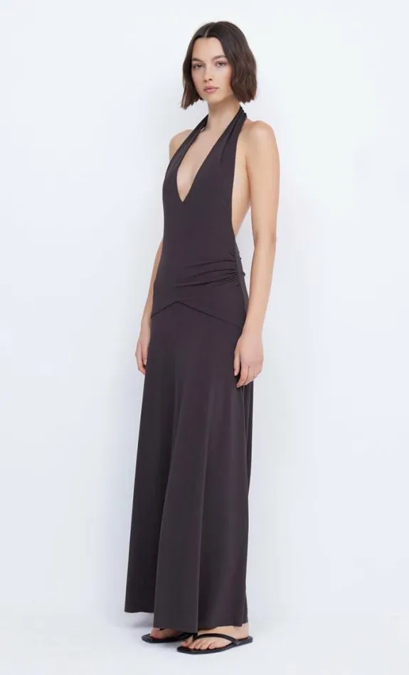 Dresses Bec Bridge Blanche Halter Maxi Dress Espresso