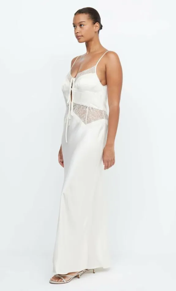 Dresses Bec Bridge Celine Tie Maxi Dress Creamcream