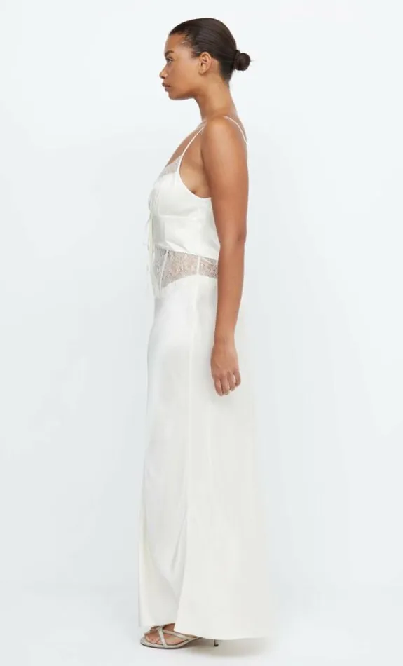 Dresses Bec Bridge Celine Tie Maxi Dress Creamcream