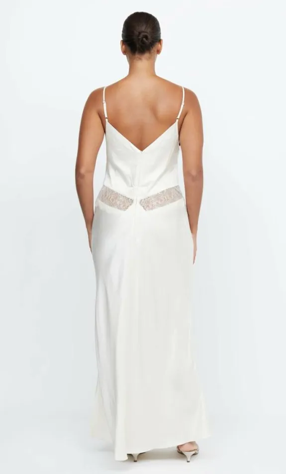 Dresses Bec Bridge Celine Tie Maxi Dress Creamcream