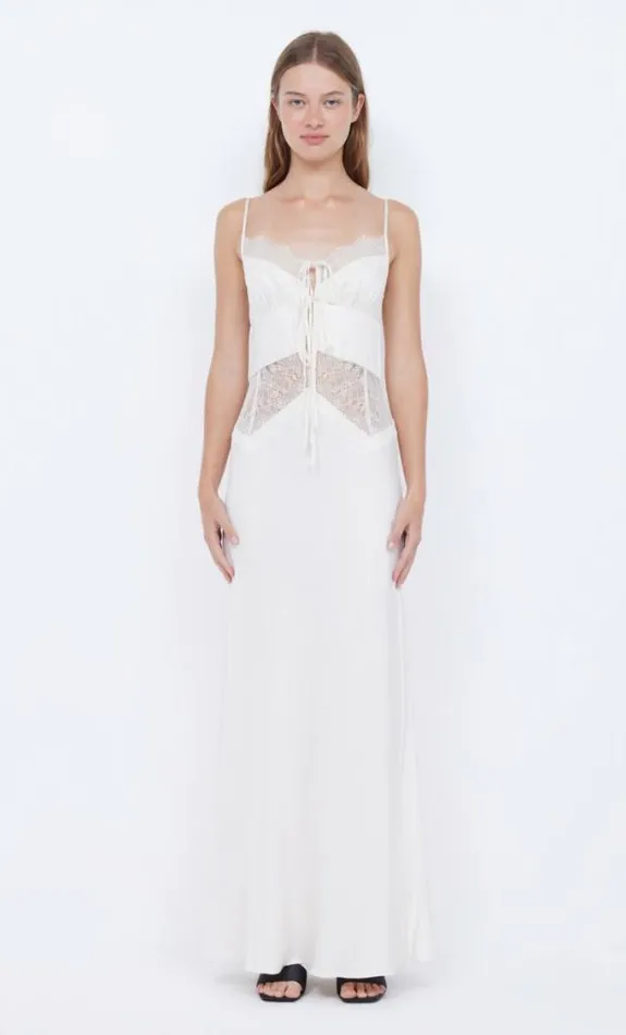 Dresses Bec Bridge Celine Tie Maxi Dress Creamcream