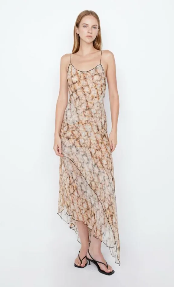 Dresses Bec Bridge Ciel Asym Dress Geo Shibori