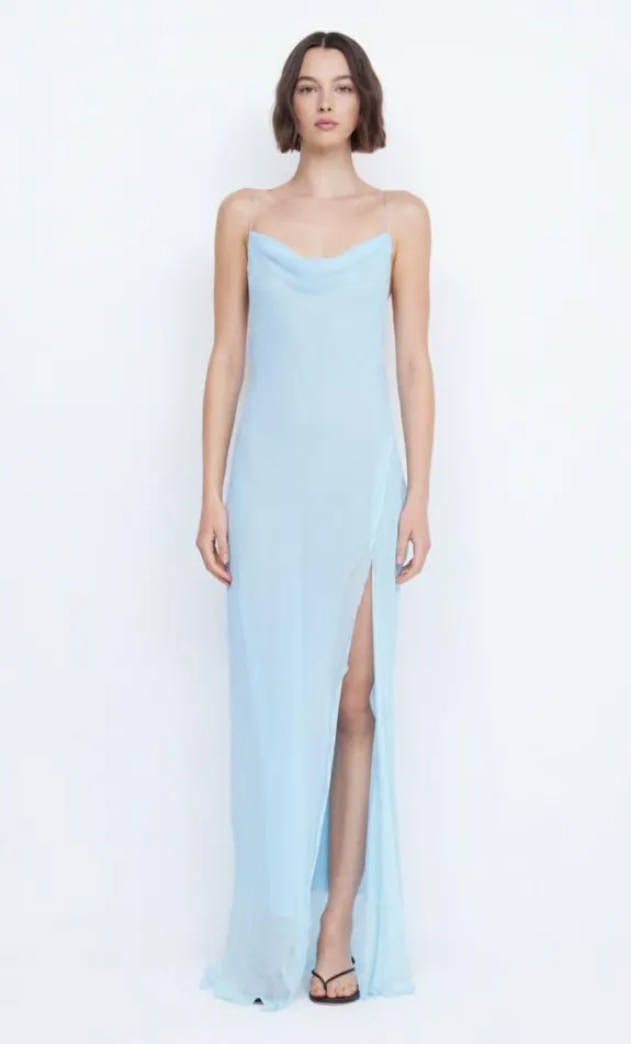 Dresses Bec Bridge Elzette Split Maxi Dress Dolphin Blue