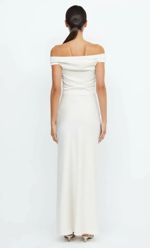 Dresses Bec Bridge Eternity Off Shoulder Maxi Cream