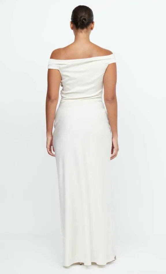 Dresses Bec Bridge Eternity Off Shoulder Maxi Cream