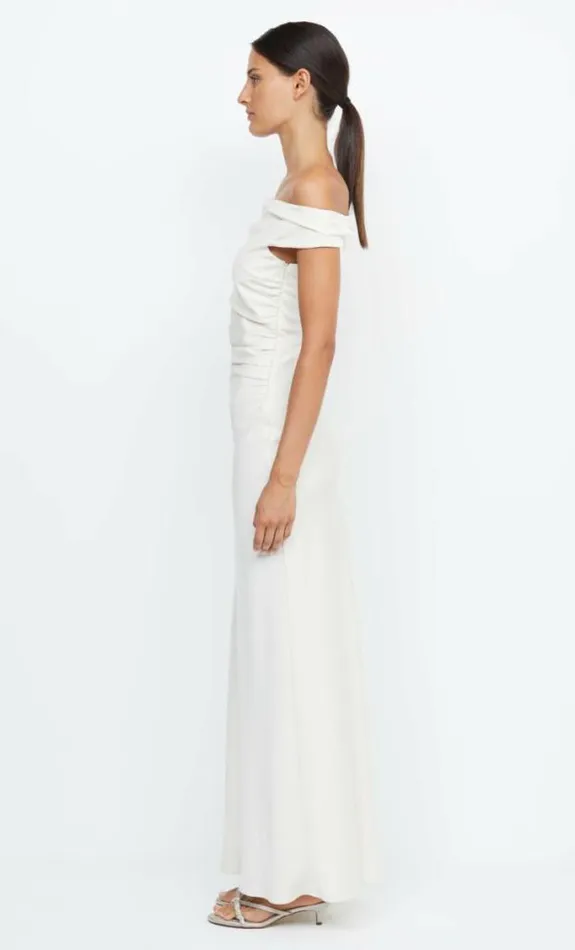 Dresses Bec Bridge Eternity Off Shoulder Maxi Cream
