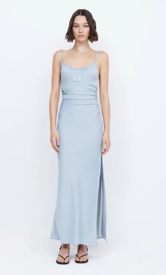 Dresses Bec Bridge Mari Lou Gathered Maxi Dress Dove Blue