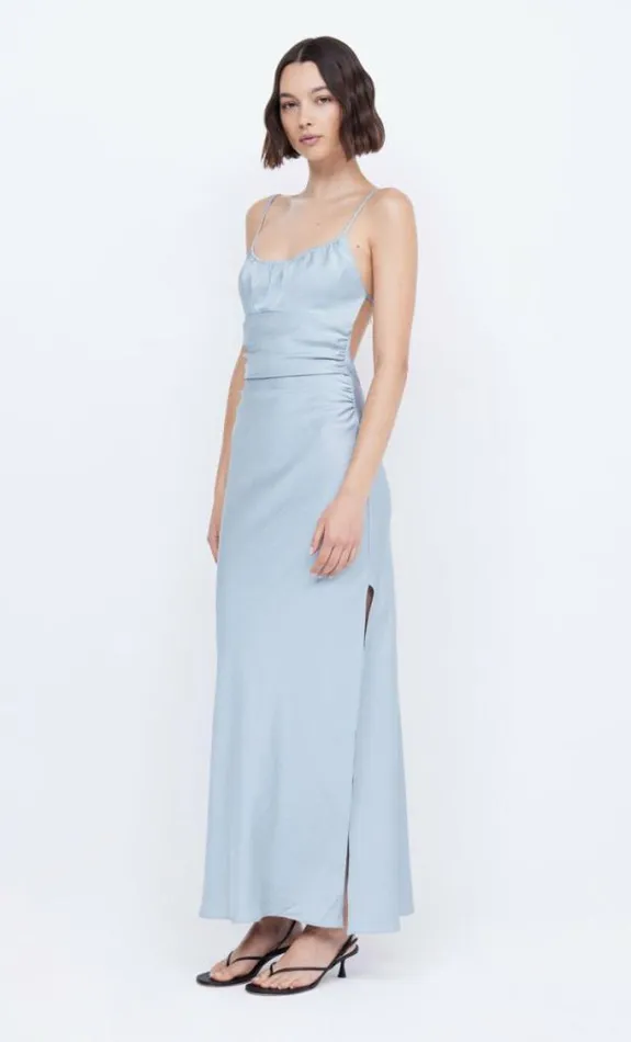 Dresses Bec Bridge Mari Lou Gathered Maxi Dress Dove Blue
