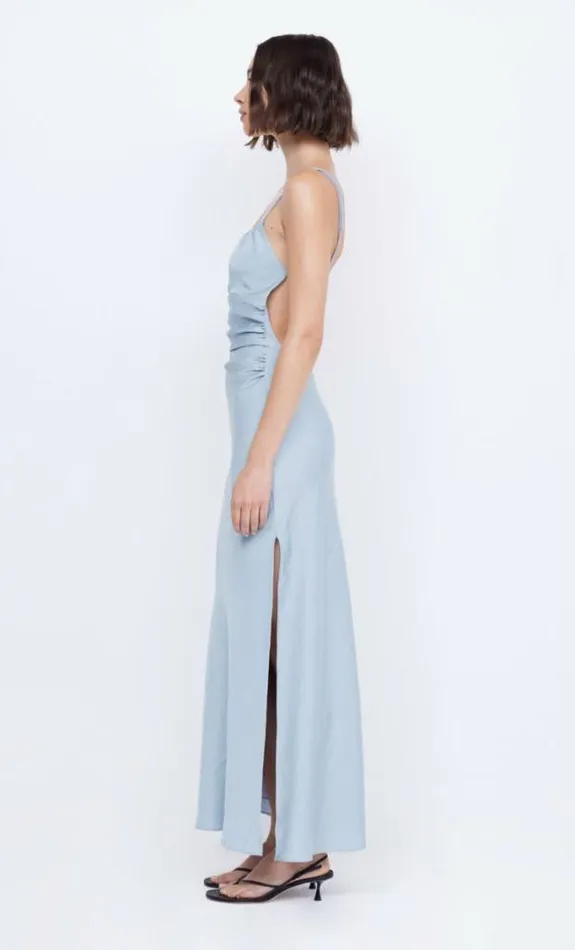 Dresses Bec Bridge Mari Lou Gathered Maxi Dress Dove Blue