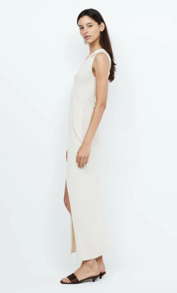 Dresses Bec Bridge Mira Asym Knit Maxi Dress Ivory