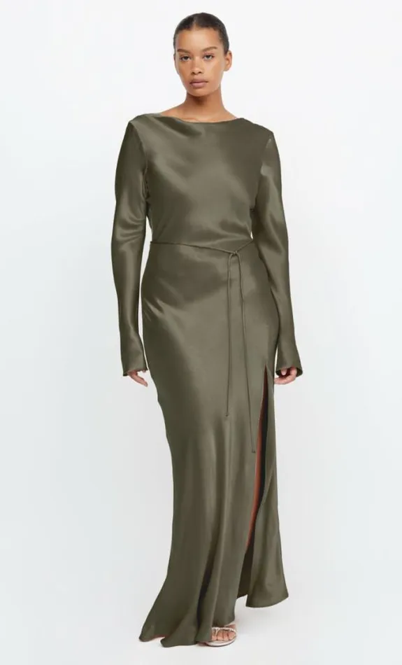 Dresses Bec Bridge Moon Dance Long Sleeve Maxi Dress Dark Willow