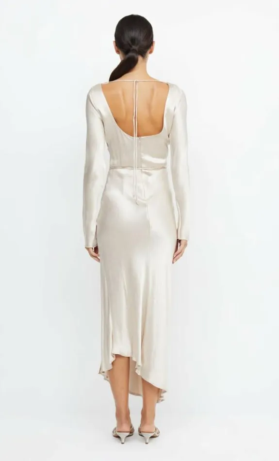 Dresses Bec Bridge Moon Dance Long Sleeve Maxi Dress Sand