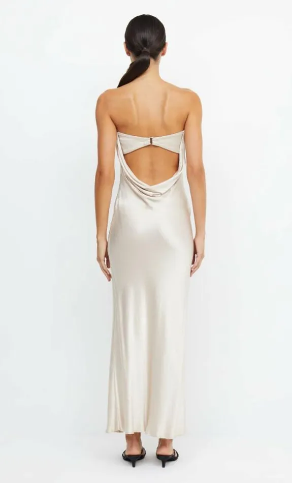 Dresses Bec Bridge Moon Dance Strapless Dress Sand