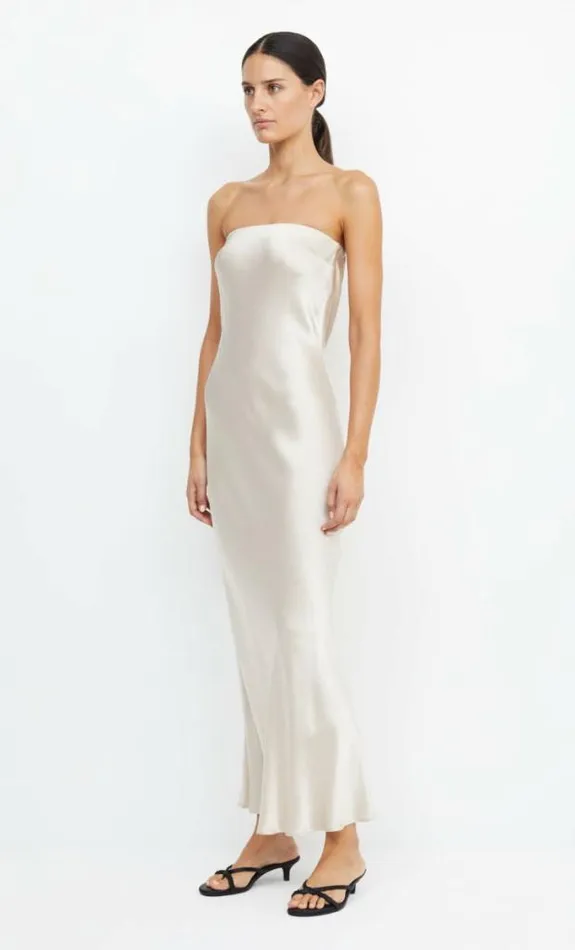 Dresses Bec Bridge Moon Dance Strapless Dress Sand