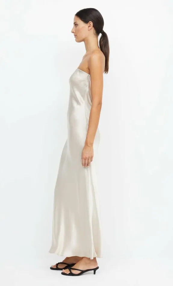 Dresses Bec Bridge Moon Dance Strapless Dress Sand