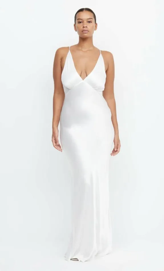 Dresses Bec Bridge Moon Dance V Maxi Dress Ivory