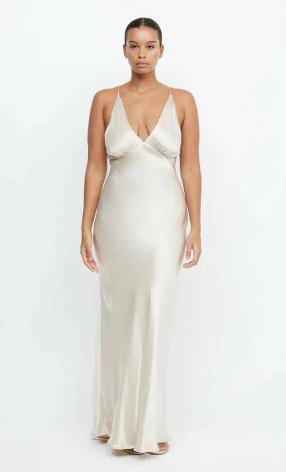 Dresses Bec Bridge Moon Dance V Maxi Dress Sand