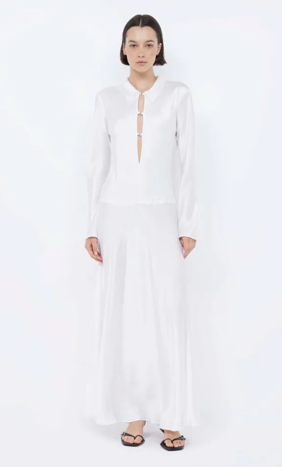 Dresses Bec Bridge Orla Long Sleeve Maxi Dress Ivory