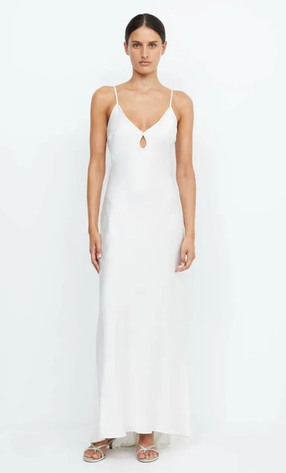 Dresses Bec Bridge Paradise Silk Beaded Maxi Dress Ivory