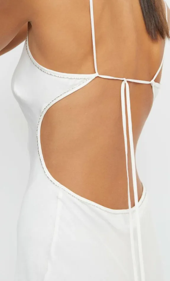 Dresses Bec Bridge Paradise Silk Beaded Maxi Dress Ivory