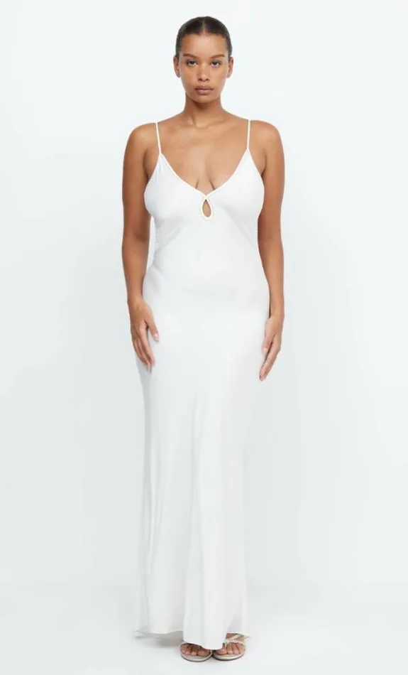 Dresses Bec Bridge Paradise Silk Beaded Maxi Dress Ivory