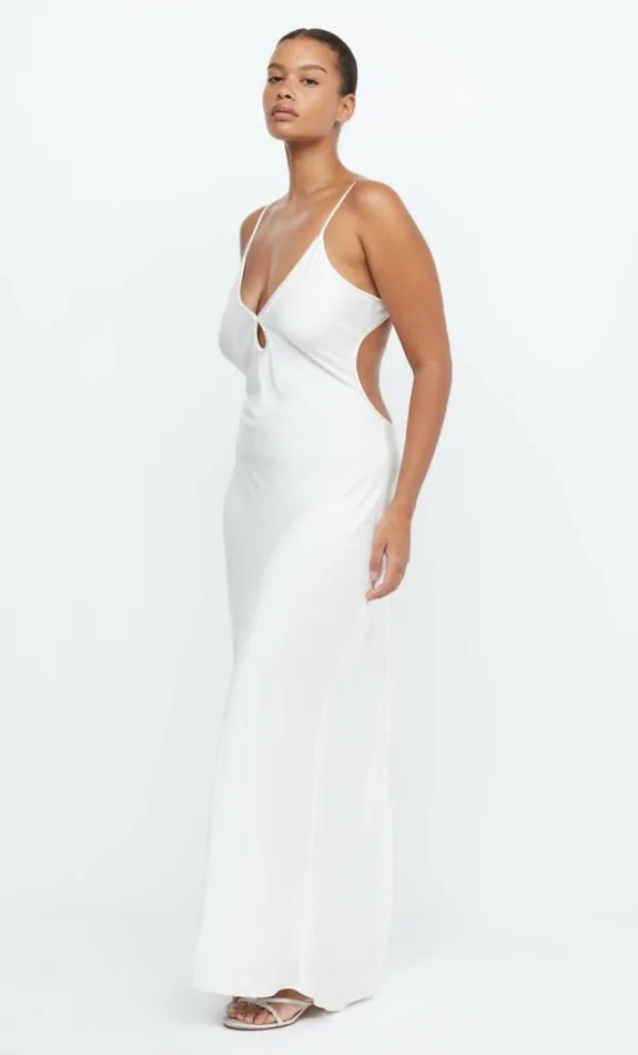 Dresses Bec Bridge Paradise Silk Beaded Maxi Dress Ivory