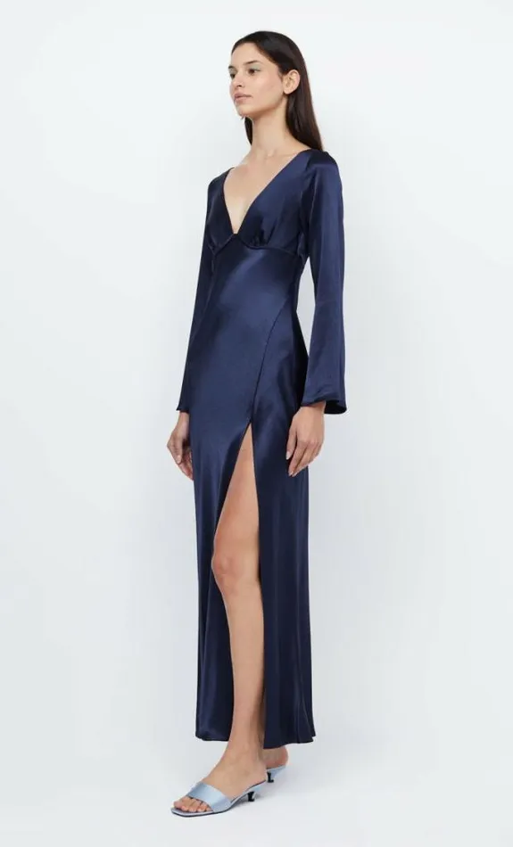 Dresses Bec Bridge Ren Long Sleeve Maxi Dress Ink
