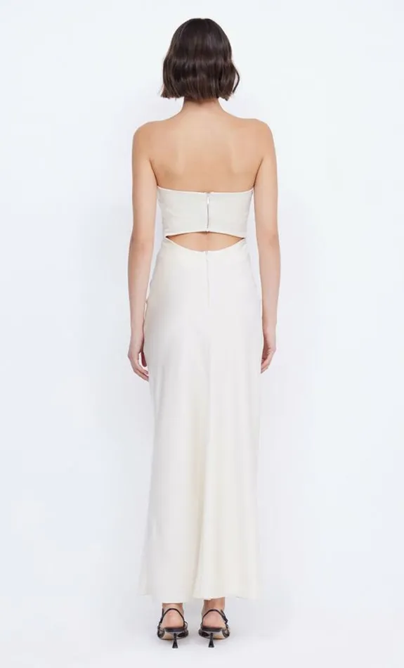 Dresses Bec Bridge Rochelle Twist Strapless Dress Cream