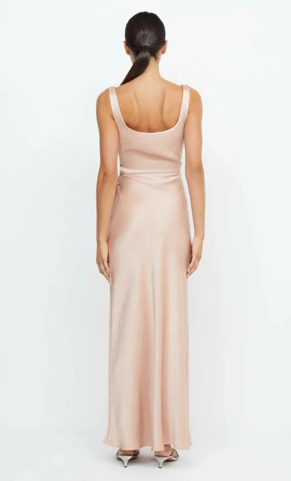 Dresses Bec Bridge The Dreamer Square Neck Dress Rose Gold