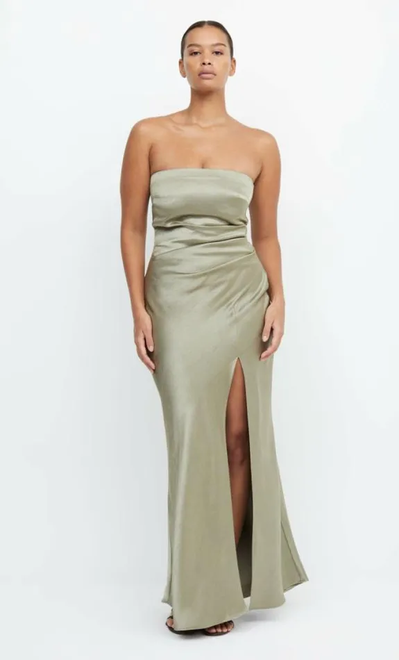 Dresses Bec Bridge The Dreamer Strapless Dress Sage