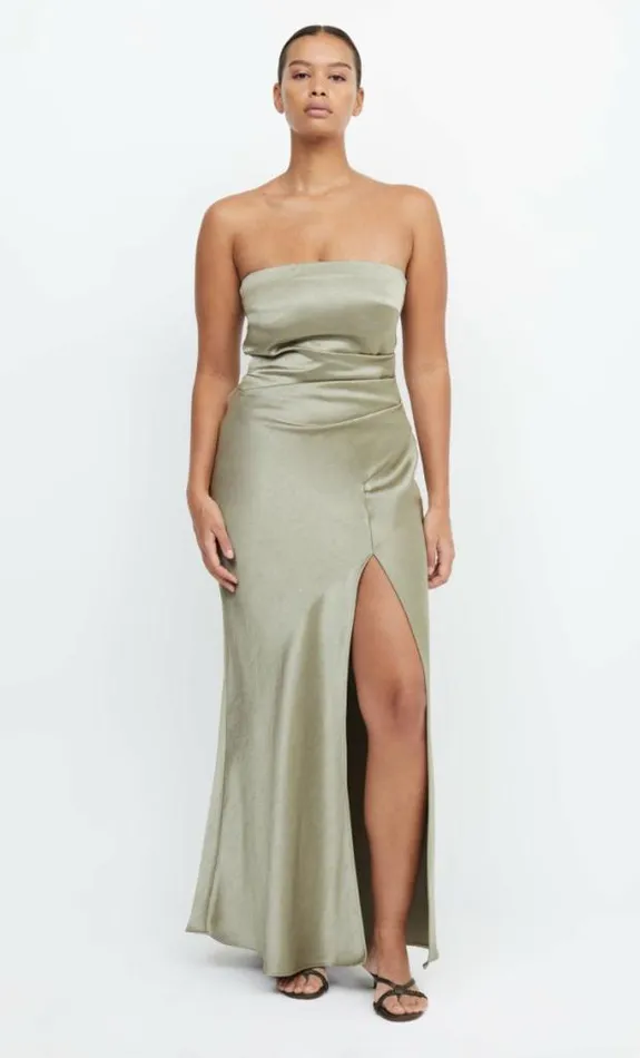 Dresses Bec Bridge The Dreamer Strapless Dress Sage