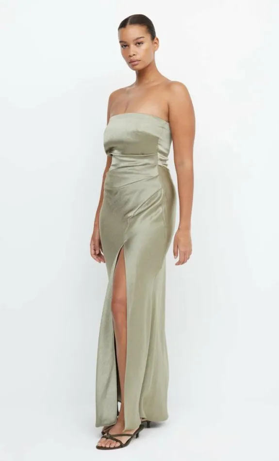 Dresses Bec Bridge The Dreamer Strapless Dress Sage