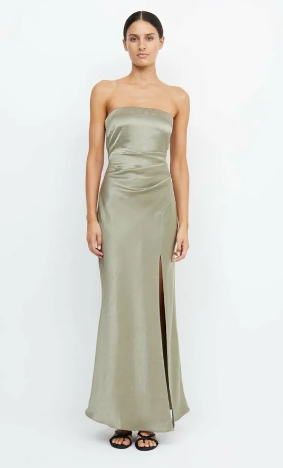 Dresses Bec Bridge The Dreamer Strapless Dress Sage