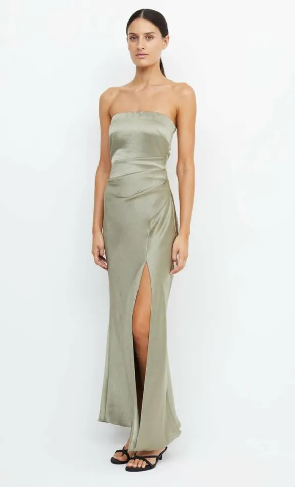 Dresses Bec Bridge The Dreamer Strapless Dress Sage
